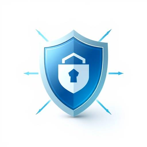 Data protection shield icon